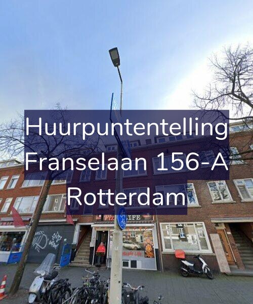 Foto gevel Huurpuntentelling voor Franselaan 156-A, Rotterdam