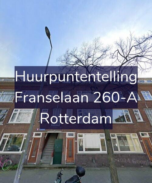 Foto gevel Huurpuntentelling voor Franselaan 260-A, Rotterdam