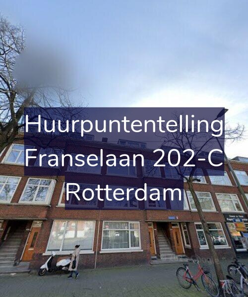 Foto gevel Huurpuntentelling voor Franselaan 202-C, Rotterdam
