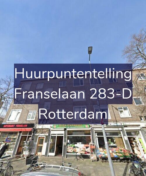 Foto gevel Huurpuntentelling voor Franselaan 283-D, Rotterdam
