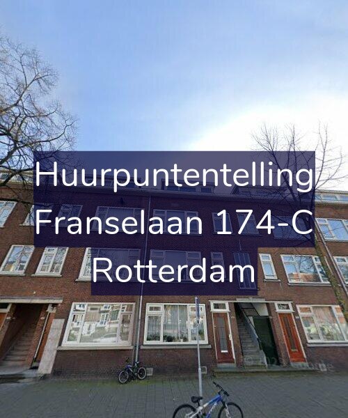 Foto gevel Huurpuntentelling voor Franselaan 174-C, Rotterdam