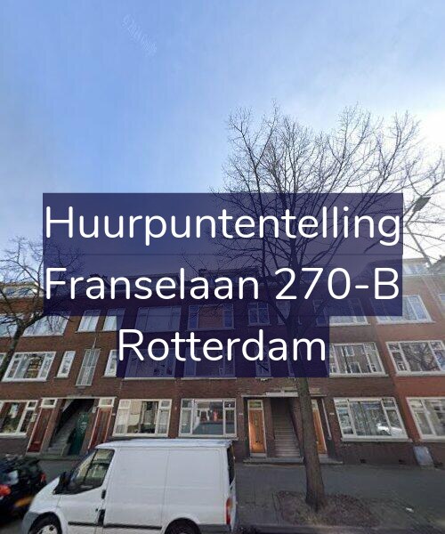 Foto gevel Huurpuntentelling voor Franselaan 270-B, Rotterdam
