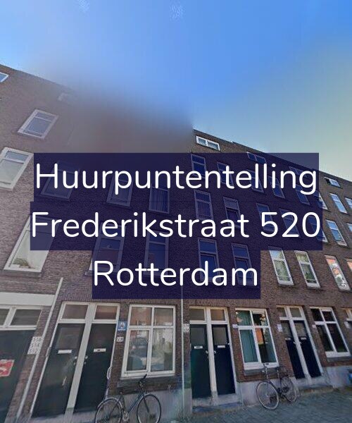 Foto gevel Huurpuntentelling voor Frederikstraat 520, Rotterdam