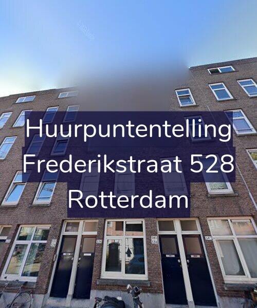 Foto gevel Huurpuntentelling voor Frederikstraat 528, Rotterdam