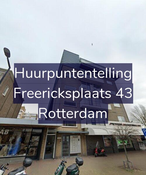 Foto gevel Huurpuntentelling voor Freericksplaats 43, Rotterdam