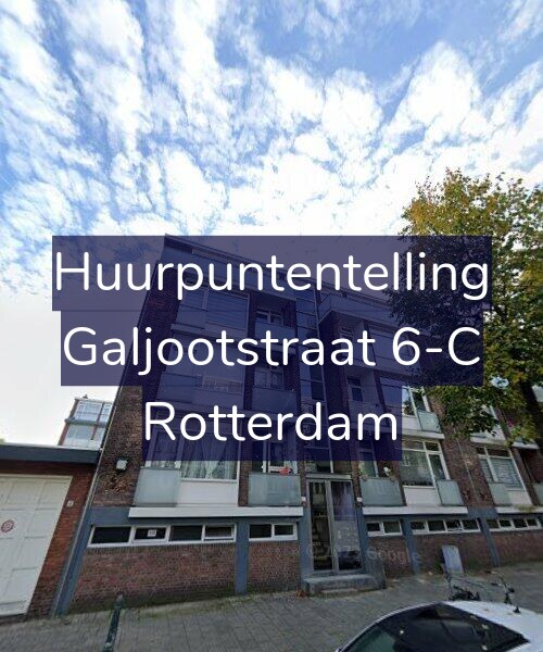 Foto gevel Huurpuntentelling voor Galjootstraat 6-C, Rotterdam