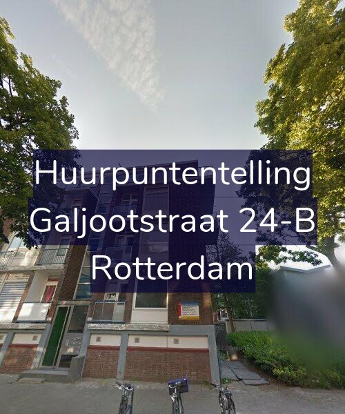 Foto gevel Huurpuntentelling voor Galjootstraat 24-B, Rotterdam