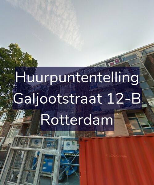 Foto gevel Huurpuntentelling voor Galjootstraat 12-B, Rotterdam