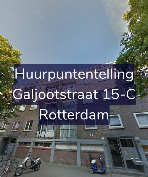 Foto gevel Huurpuntentelling voor Galjootstraat 15-C, Rotterdam