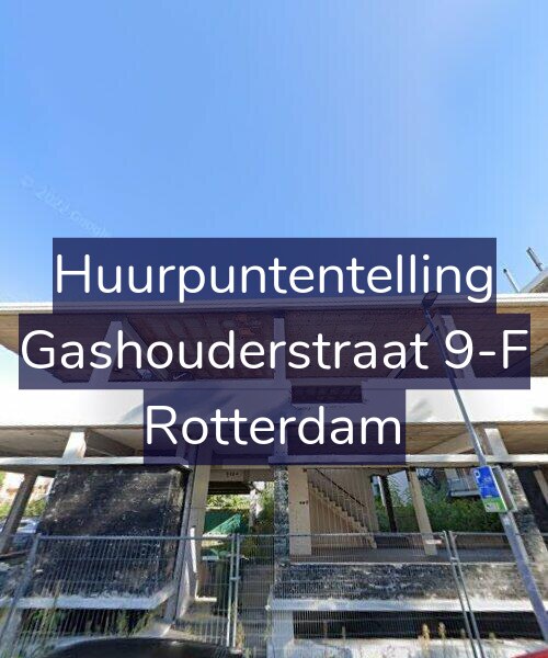 Foto gevel Huurpuntentelling voor Gashouderstraat 9-F, Rotterdam