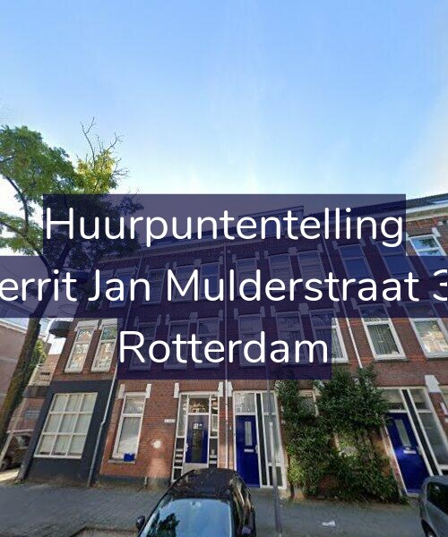 Foto gevel Huurpuntentelling voor Gerrit Jan Mulderstraat 32, Rotterdam
