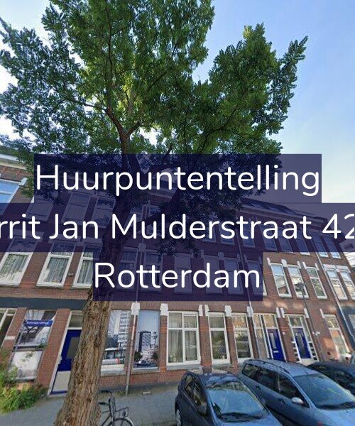 Foto gevel Huurpuntentelling voor Gerrit Jan Mulderstraat 42-A, Rotterdam