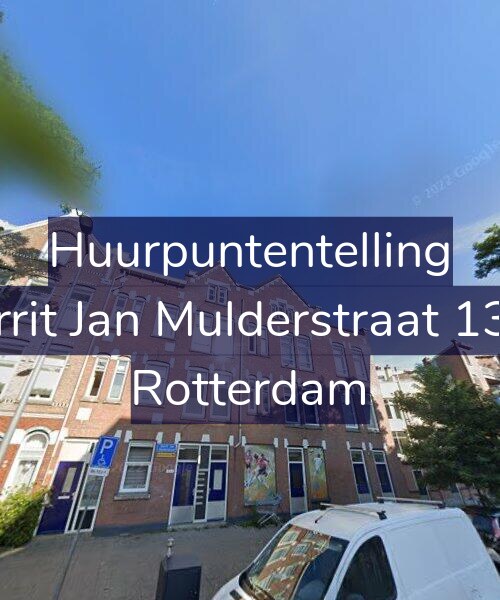 Foto gevel Huurpuntentelling voor Gerrit Jan Mulderstraat 13-A, Rotterdam