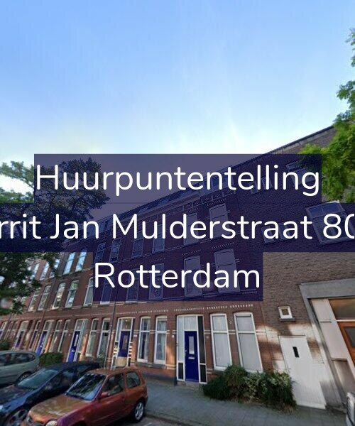 Foto gevel Huurpuntentelling voor Gerrit Jan Mulderstraat 80-C, Rotterdam