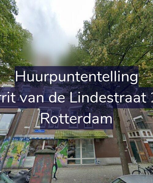 Foto gevel Huurpuntentelling voor Gerrit van de Lindestraat 2-B, Rotterdam