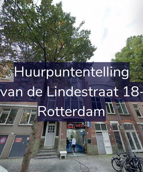Foto gevel Huurpuntentelling voor Gerrit van de Lindestraat 18-A03V, Rotterdam