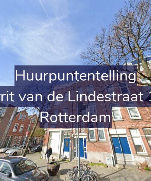 Foto gevel Huurpuntentelling voor Gerrit van de Lindestraat 101, Rotterdam