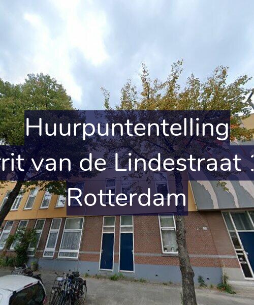 Foto gevel Huurpuntentelling voor Gerrit van de Lindestraat 109, Rotterdam
