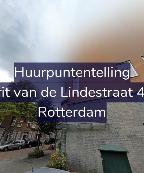 Foto gevel Huurpuntentelling voor Gerrit van de Lindestraat 45-D, Rotterdam