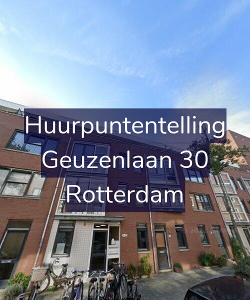 Foto gevel Huurpuntentelling voor Geuzenlaan 30, Rotterdam