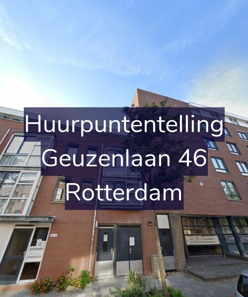 Foto gevel Huurpuntentelling voor Geuzenlaan 46, Rotterdam