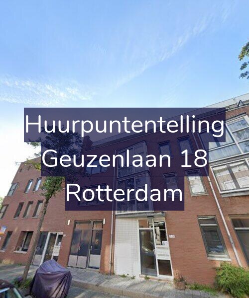 Foto gevel Huurpuntentelling voor Geuzenlaan 18, Rotterdam