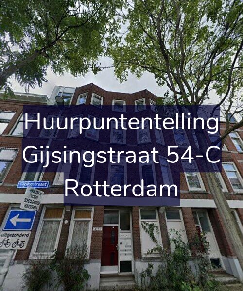 Foto gevel Huurpuntentelling voor Gijsingstraat 54-C, Rotterdam