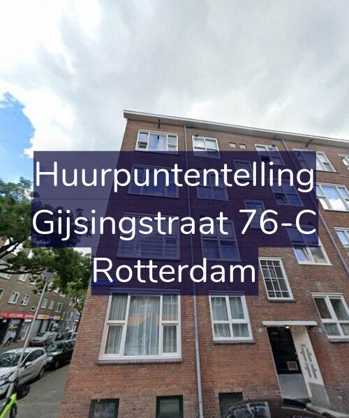 Foto gevel Huurpuntentelling voor Gijsingstraat 76-C, Rotterdam