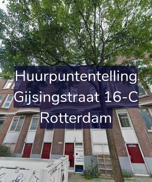 Foto gevel Huurpuntentelling voor Gijsingstraat 16-C, Rotterdam