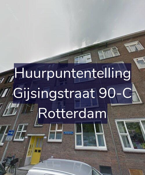 Foto gevel Huurpuntentelling voor Gijsingstraat 90-C, Rotterdam