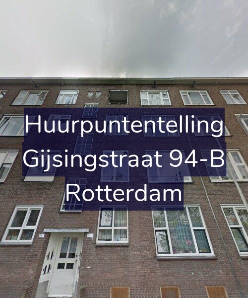 Foto gevel Huurpuntentelling voor Gijsingstraat 94-B, Rotterdam
