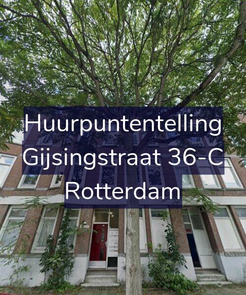 Foto gevel Huurpuntentelling voor Gijsingstraat 36-C, Rotterdam