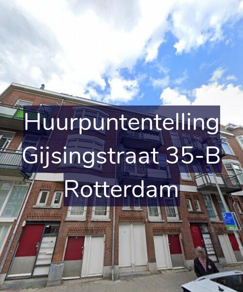 Foto gevel Huurpuntentelling voor Gijsingstraat 35-B, Rotterdam