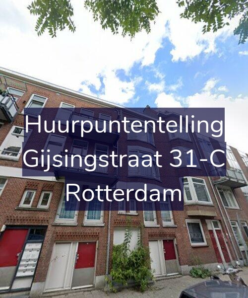 Foto gevel Huurpuntentelling voor Gijsingstraat 31-C, Rotterdam
