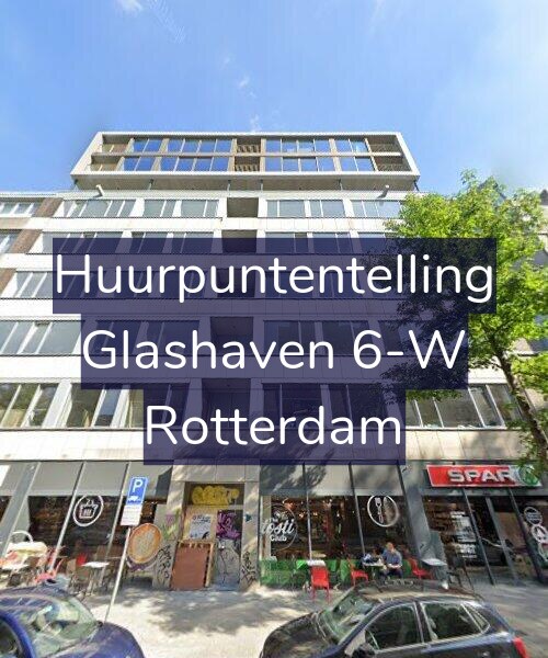 Foto gevel Huurpuntentelling voor Glashaven 6-W, Rotterdam