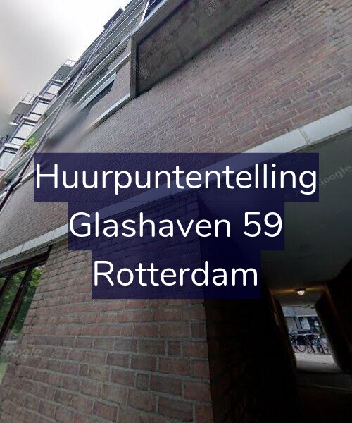 Foto gevel Huurpuntentelling voor Glashaven 59, Rotterdam