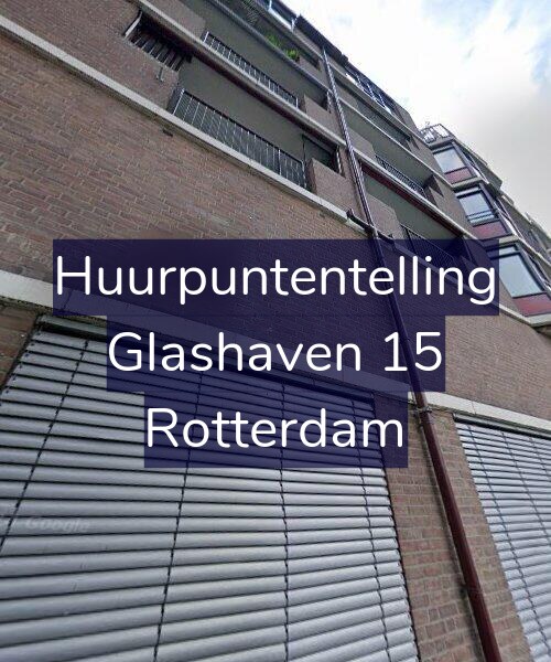 Foto gevel Huurpuntentelling voor Glashaven 15, Rotterdam