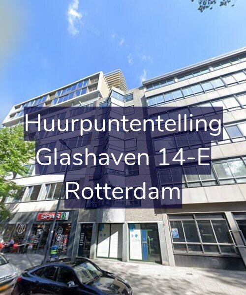 Foto gevel Huurpuntentelling voor Glashaven 14-E, Rotterdam