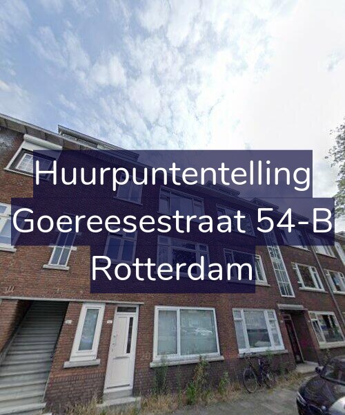 Foto gevel Huurpuntentelling voor Goereesestraat 54-B, Rotterdam