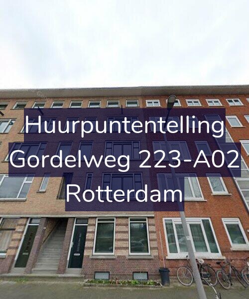 Foto gevel Huurpuntentelling voor Gordelweg 223-A02, Rotterdam
