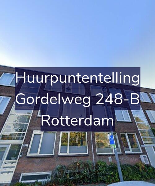 Foto gevel Huurpuntentelling voor Gordelweg 248-B, Rotterdam