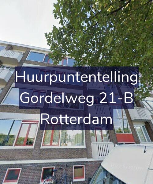 Foto gevel Huurpuntentelling voor Gordelweg 21-B, Rotterdam