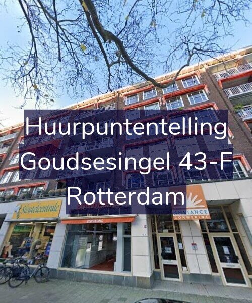 Foto gevel Huurpuntentelling voor Goudsesingel 43-F, Rotterdam