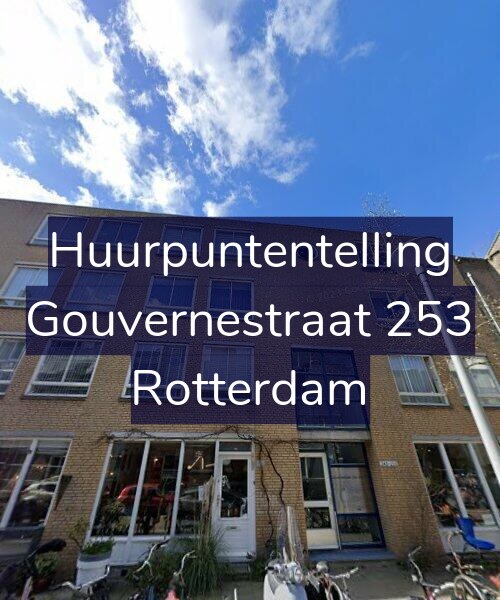 Foto gevel Huurpuntentelling voor Gouvernestraat 253, Rotterdam