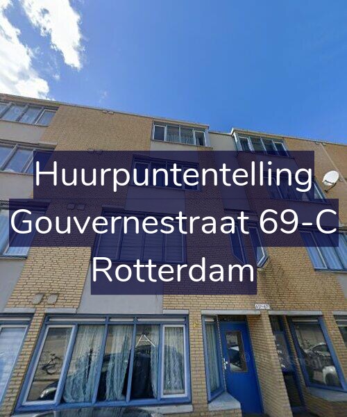 Foto gevel Huurpuntentelling voor Gouvernestraat 69-C, Rotterdam