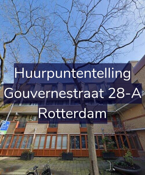 Foto gevel Huurpuntentelling voor Gouvernestraat 28-A, Rotterdam