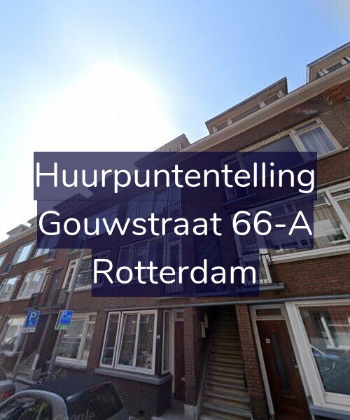 Foto gevel Huurpuntentelling voor Gouwstraat 66-A, Rotterdam