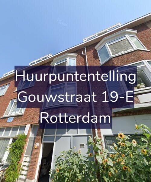 Foto gevel Huurpuntentelling voor Gouwstraat 19-E, Rotterdam