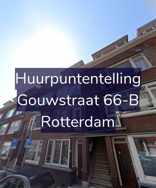 Foto gevel Huurpuntentelling voor Gouwstraat 66-B, Rotterdam