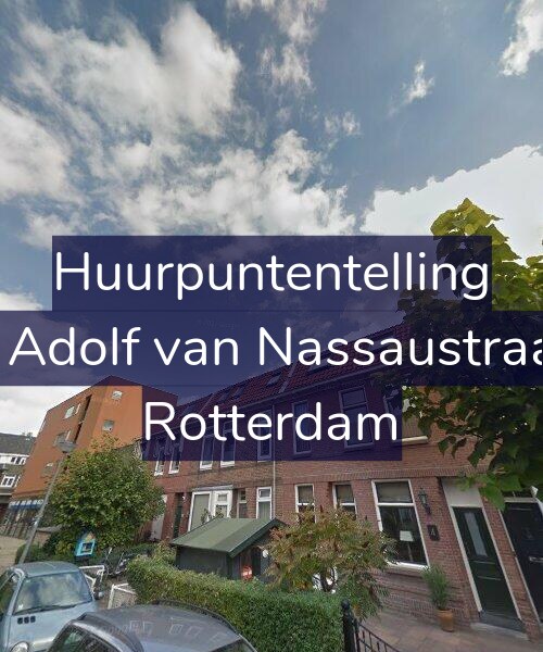 Foto gevel Huurpuntentelling voor Graaf Adolf van Nassaustraat 6-B, Rotterdam